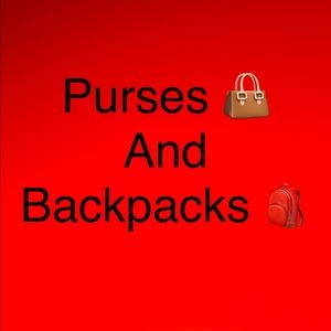 Purses and backpacks